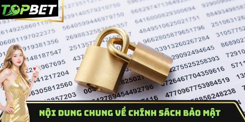 Nội dung chung về chính sách bảo mật TOPBET